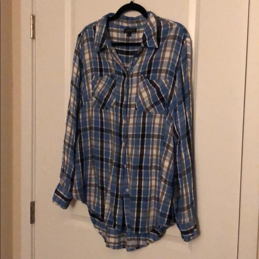 Super Soft Plaid Button Down